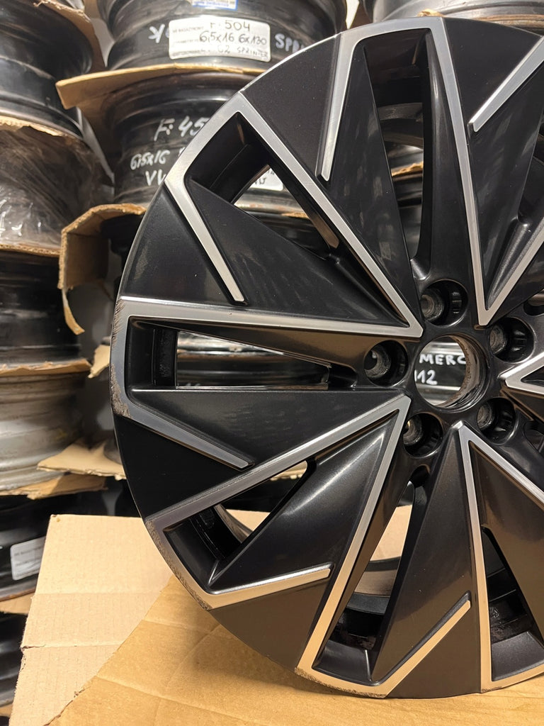 1x Alufelge 17 Zoll 6.5" 5x100 40ET Glanz Graphit 658601025F Skoda I Rim Wheel FEL7366347780tf