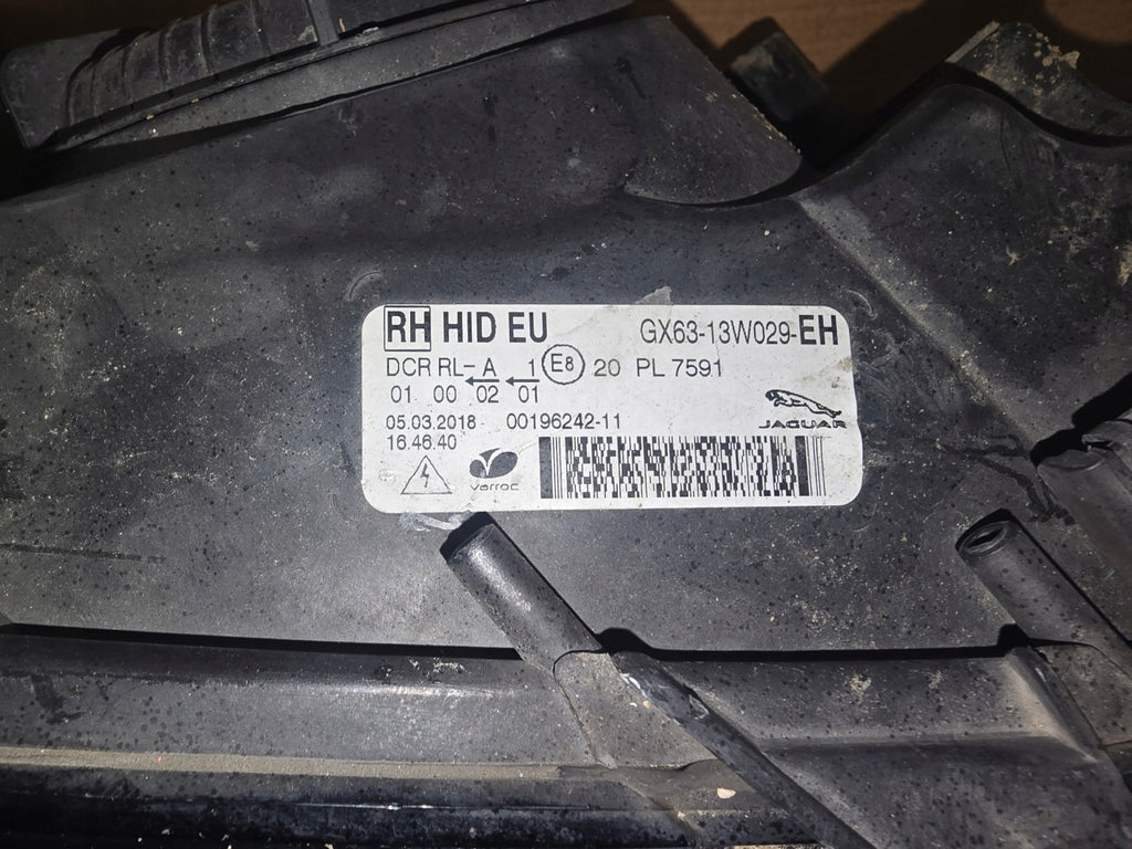 Frontscheinwerfer Jaguar F-Pace GX6313W029EH Rechts Scheinwerfer Headlight SCH3142549860uo