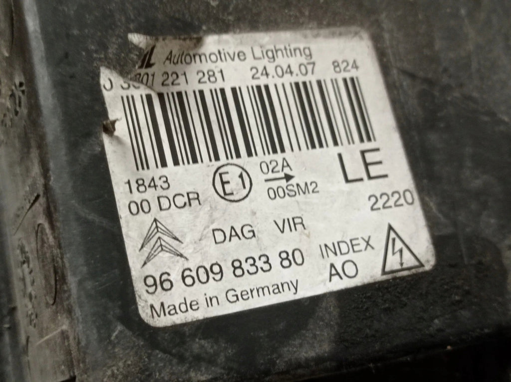 Frontscheinwerfer Citroën C5 III 9660983380 Links Scheinwerfer Headlight SCH3670738253ir