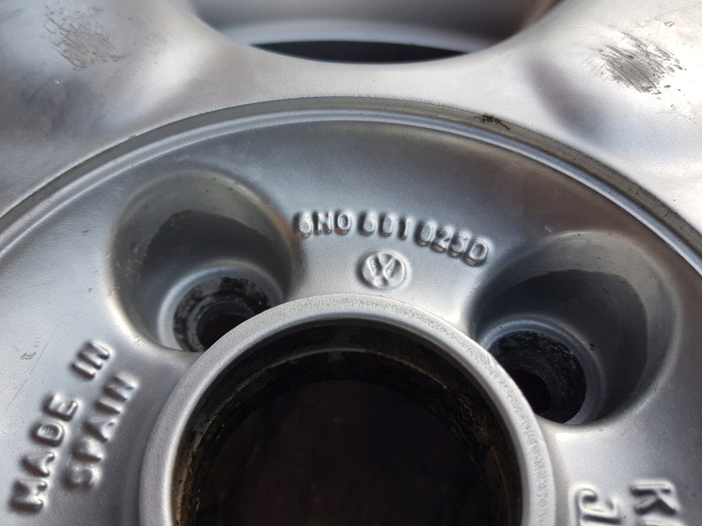 4x Alufelge 14 Zoll 6.0" 4x100 43ET 6N0601025 Seat I Ibiza III Toledo Rim Wheel FEL3500388065vx