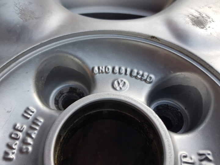 4x Alufelge 14 Zoll 6.0" 4x100 43ET 6N0601025 Seat I Ibiza III Toledo Rim Wheel FEL3500388065vx