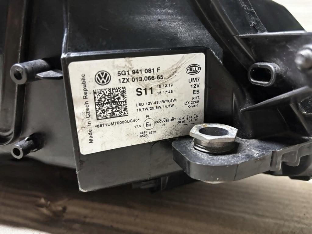 Frontscheinwerfer VW Golf VII 5g1 5G1941081F 1ZX013066-65 Full LED Links SCH8974934014sh