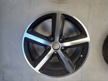 Laden Sie das Bild in den Galerie-Viewer, 1x Alufelge 17 Zoll 7.5" 5x112 56ET Glanz Schwarz 8P0601025AL Audi Rim Wheel FEL2059787290vr