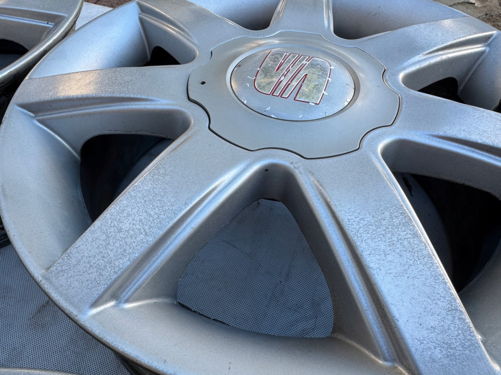 4x Alufelge 15 Zoll 6.0" 5x100 38ET Glanz Silber 1M0601025K Seat I Rim Wheel FEL5209848580jp