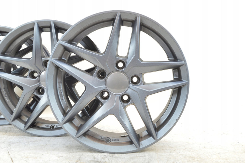 4x Alufelge 16 Zoll 6.5" 5x112 44ET Matt Grau 65644112566 Audi I Rim Wheel FEL5122308876dx