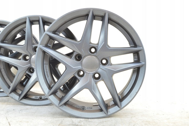 4x Alufelge 16 Zoll 6.5" 5x112 44ET Matt Grau 65644112566 Audi I Rim Wheel FEL5122308876dx