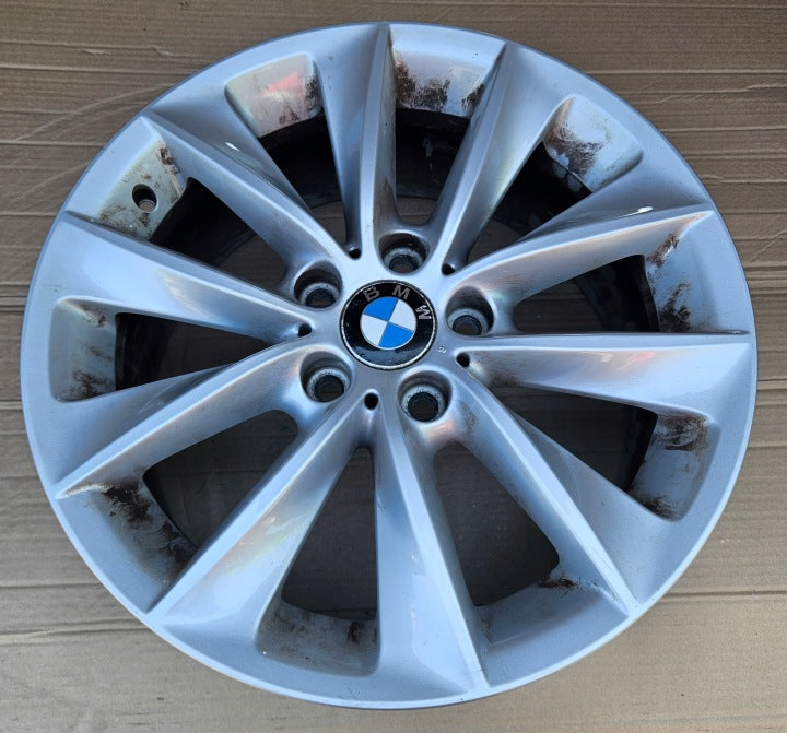 1x Alufelge 18 Zoll 8.0" 5x120 43ET Glanz Grau 6787578 BMW X4 F26 X3 F25 FEL6786177664xe