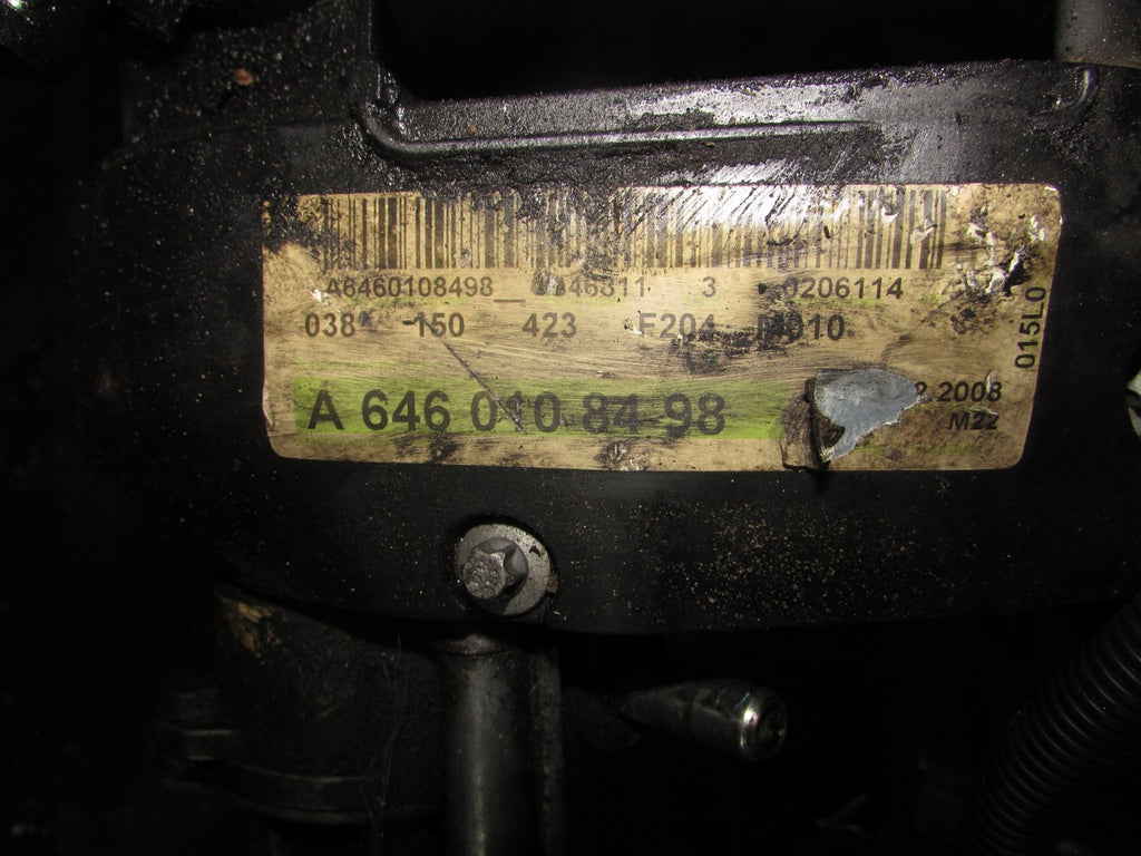 Motor Mercedes-Benz W211 W204 W212 646811 2.2 CDI Diesel Engine Unkomplett