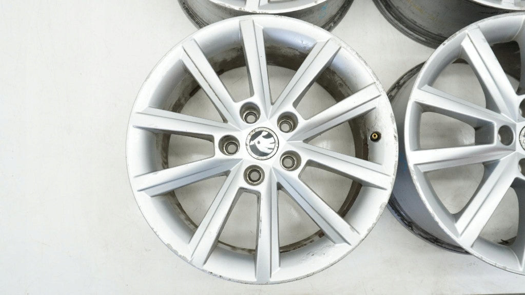 4x Alufelge 17 Zoll 7.0" 5x112 49ET 5E0601025E Skoda Superb Iii Rim Wheel FEL9425202917ou