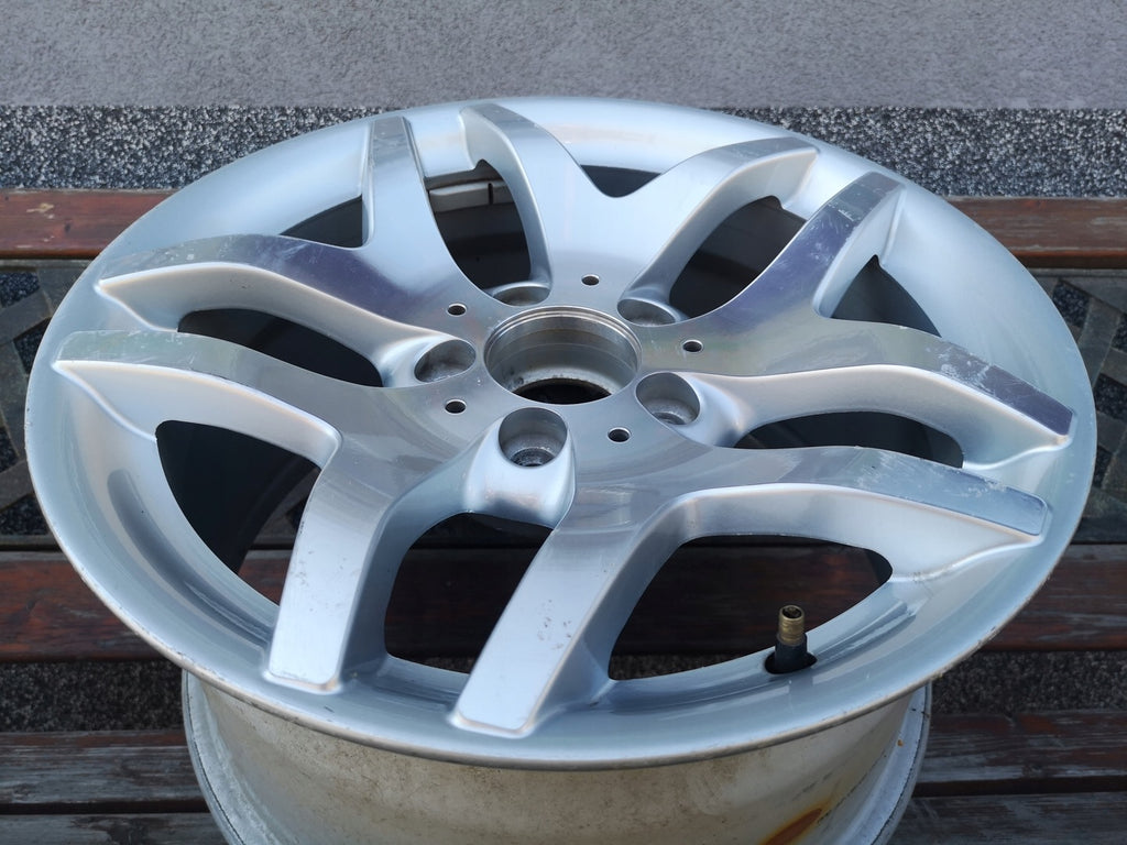 1x Alufelge 16 Zoll 8.0" 5x112 30ET Silber A1704012702 Mercedes-Benz Slk