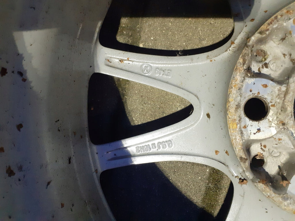 4x Alufelge 16 Zoll 6.5" 5x112 49ET Glanz Silber A2464010800 Mercedes-Benz FEL4824192446kd