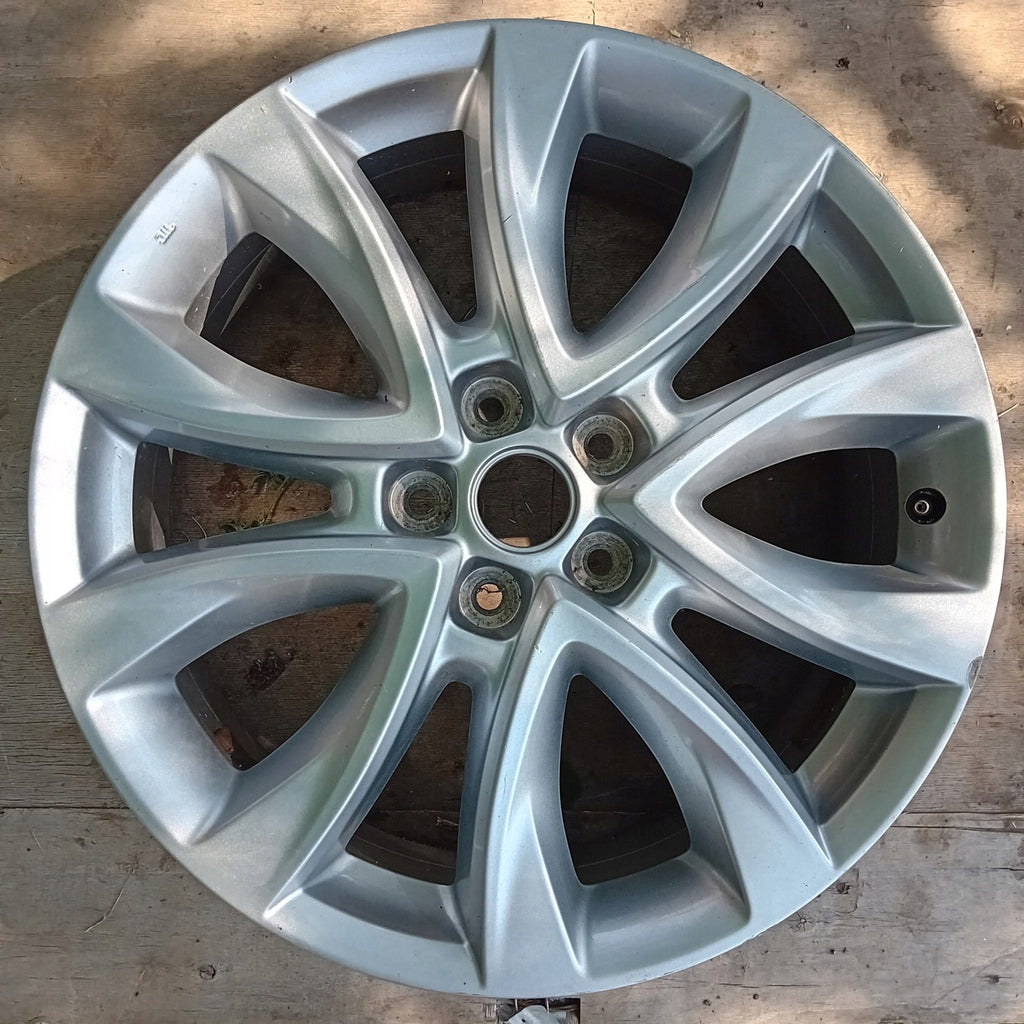 1x Alufelge 19 Zoll 7.0" 5x114.3 50ET Glanz Silber 9965087090 Mazda Cx-5 Mg