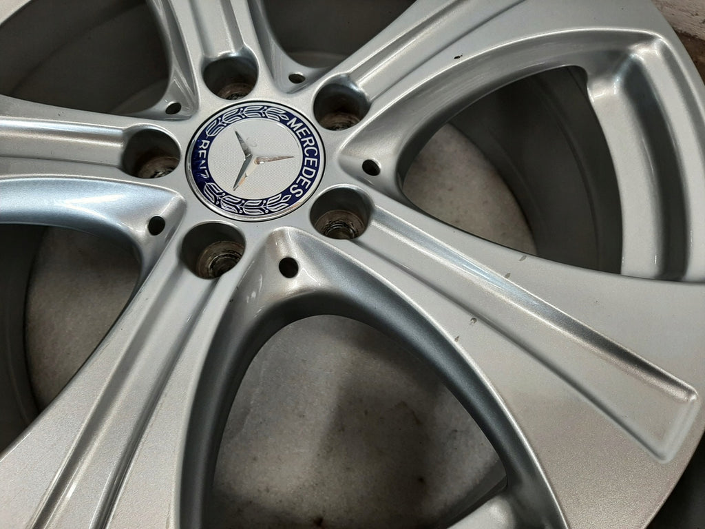 4x Alufelge 18 Zoll 8.0" 5x112 38ET Glanz Silber A2534010800 Mercedes-Benz Glc