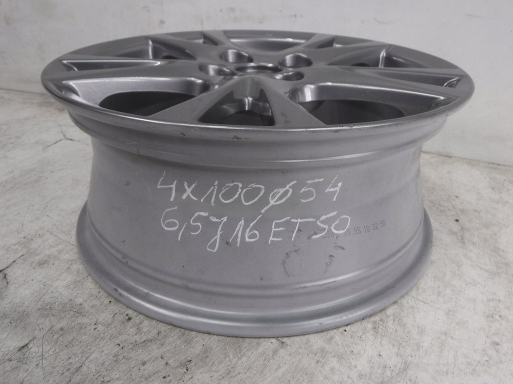 1x Alufelge 16 Zoll 6.5" 4x100 50ET Glanz Graphit 9965786560 Mazda Rim Wheel FEL9117743397ec
