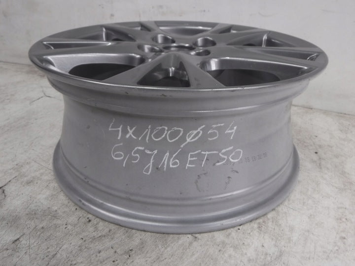 1x Alufelge 16 Zoll 6.5" 4x100 50ET Glanz Graphit 9965786560 Mazda Rim Wheel FEL9117743397ec