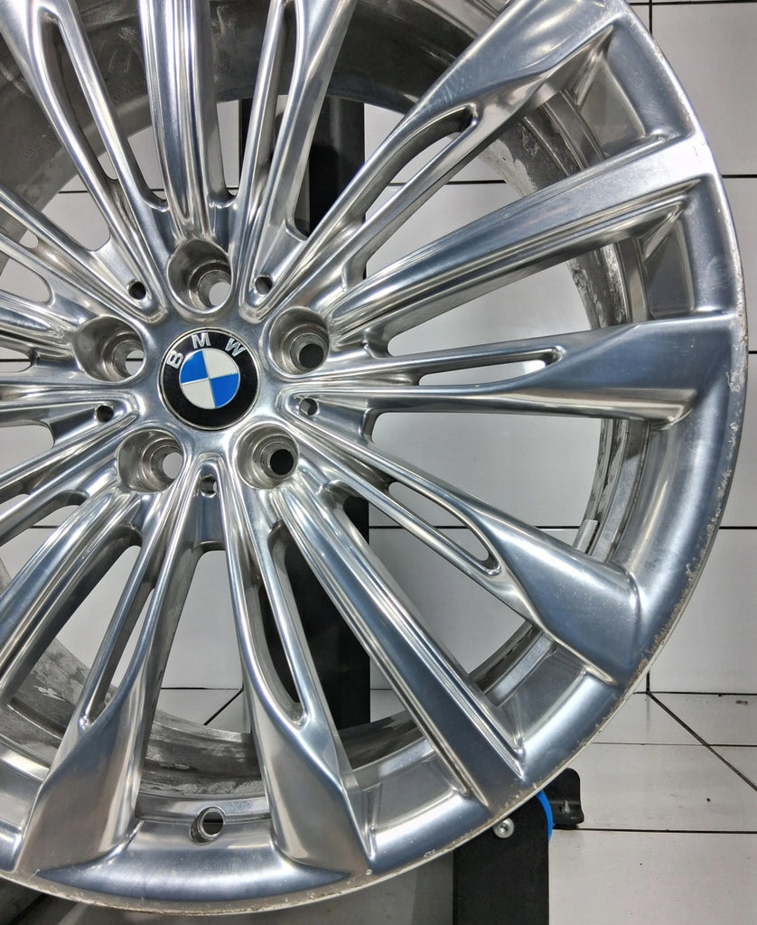 1x Alufelge 20 Zoll 8.5" 5x112 25ET Glanz Silber 6868051 BMW G32 G11 Rim Wheel FEL7854797018rt