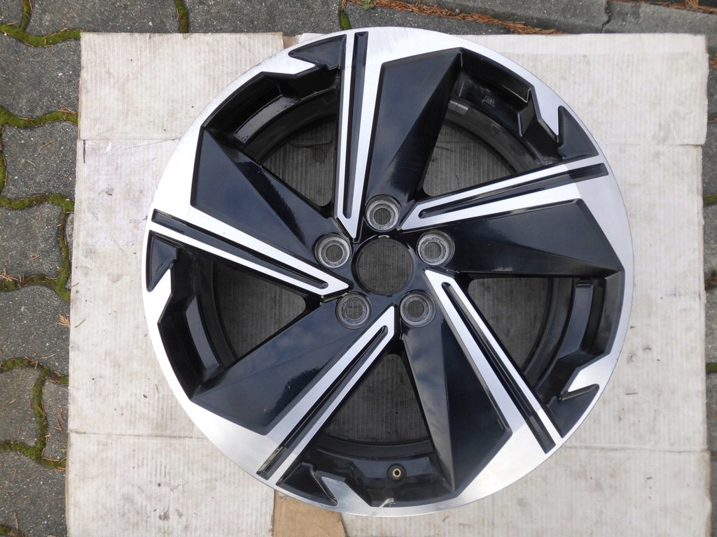 1x Alufelge 18 Zoll 7.0" 5x114.3 38ET Glanz Schwarz Mitsubishi Outlander I FEL4606060608fy