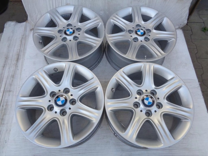 4x Alufelge 16 Zoll 7.0" 5x120 40ET Glanz Silber 6796201 BMW 1 F21 E81 E87 F20 FEL1067246461dh