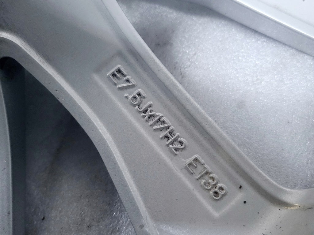 1x Alufelge 17 Zoll 7.5" 5x112 38ET Glanz Silber 8W0601025L Audi A4 Rim Wheel FEL1895548520lg