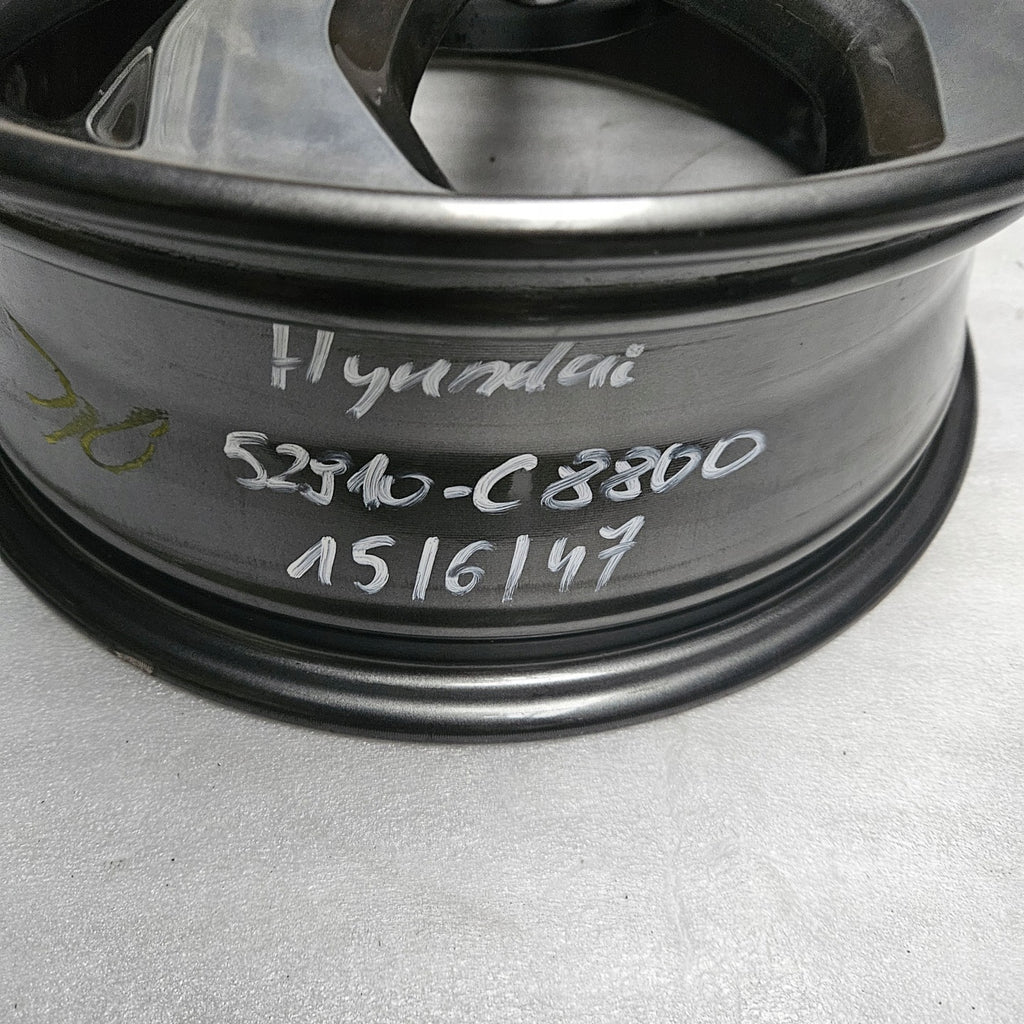 1x Alufelge 15 Zoll 6.0" 5x114.3 47ET 52910-C8800 Hyundai I10 Rim Wheel FEL8901599654tz