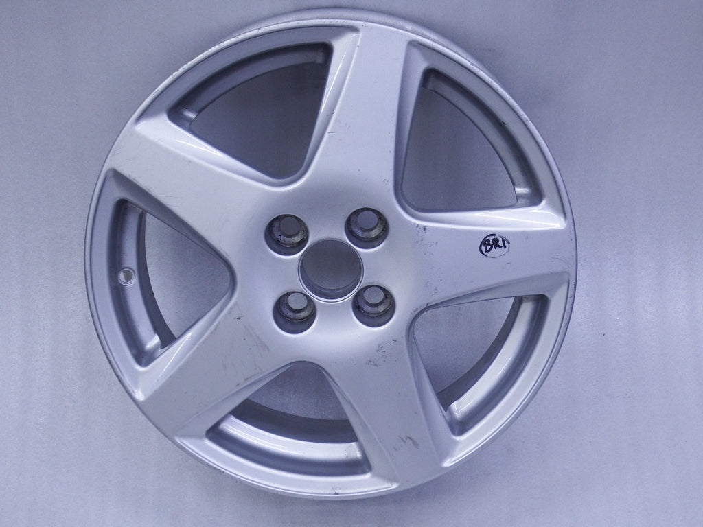 1x Alufelge 16 Zoll 6.0" 4x100 45ET Glanz Silber Toyota Corolla Rim Wheel