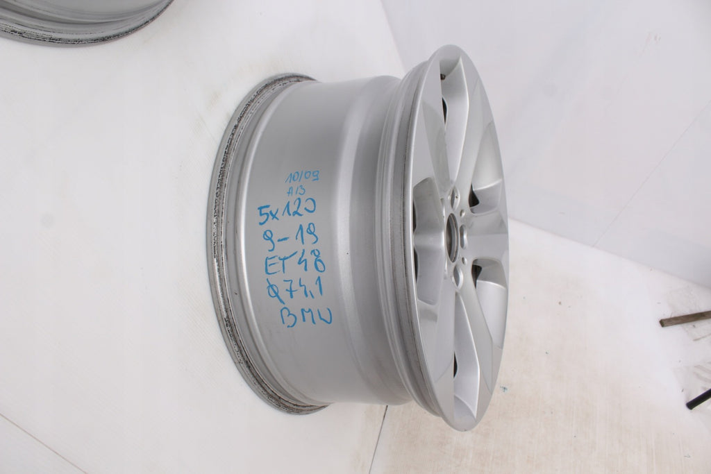 1x Alufelge 19 Zoll 9.0" 5x120 48ET Glanz Silber 6774893 BMW 1 Rim Wheel FEL9107288945um