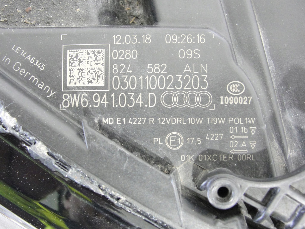 Frontscheinwerfer Audi A5 8W6941034D LED Rechts Scheinwerfer Headlight SCH1548490036bu