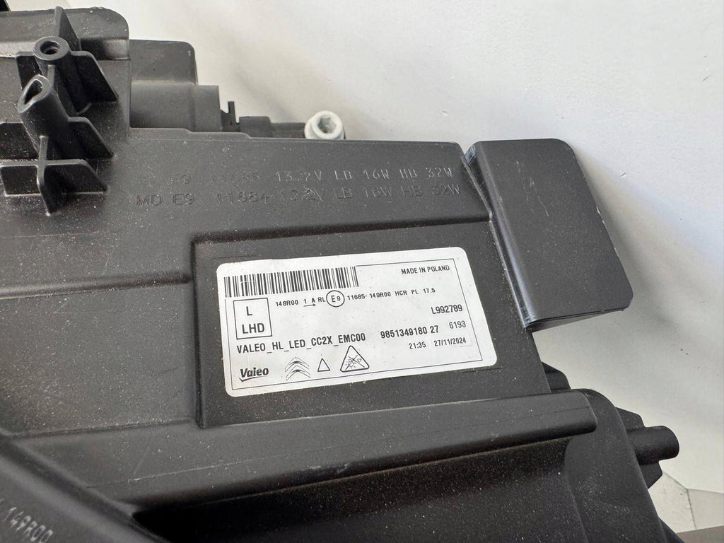 Frontscheinwerfer Citroën C3 9851349180 LED Links Scheinwerfer Headlight SCH8394548742ux