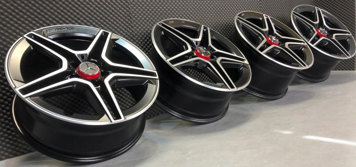 4x Alufelge 18 Zoll 7.5" 5x112 49ET A2054019500 Mercedes-Benz Amg Rim Wheel FEL1286796123kq
