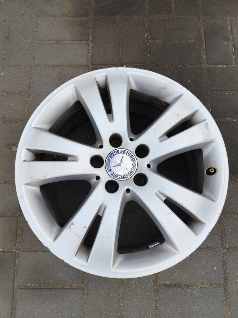 1x Alufelge 17 Zoll 7.5" 5x112 47ET Glanz Silber A2044010402 Mercedes-Benz FEL3274208535la