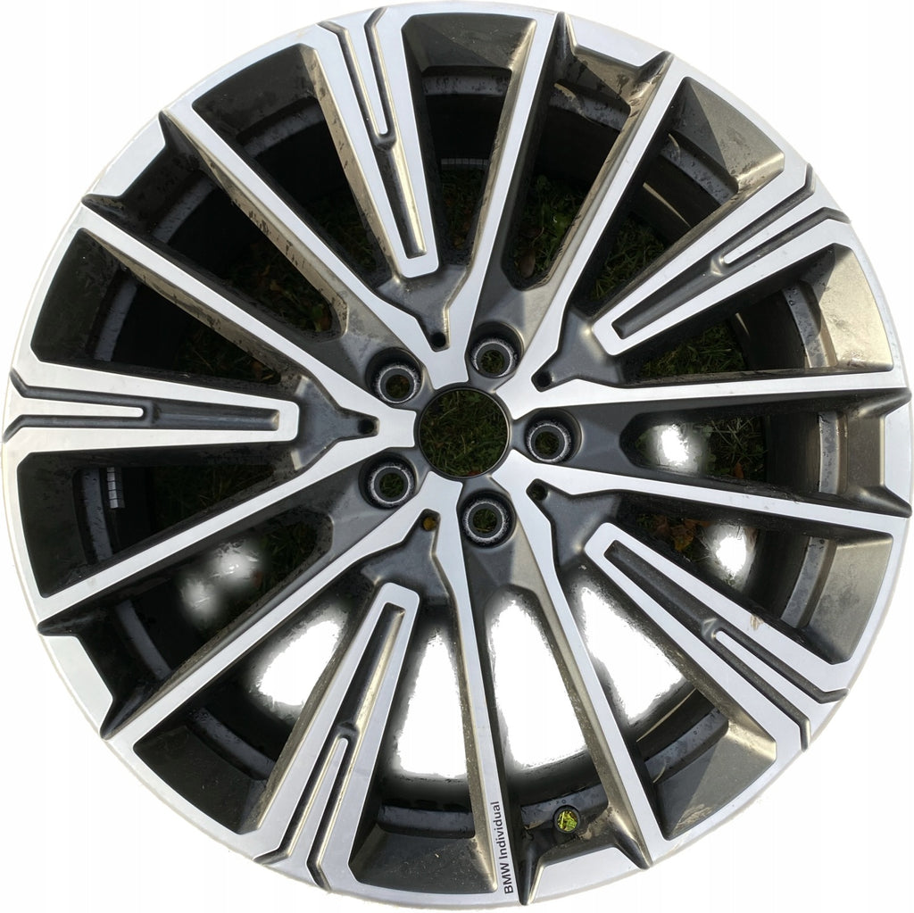 1x Alufelge 20 Zoll 8.0" 5x112 46ET Glanz Graphit 6898042 BMW X1 Mg Rim Wheel FEL7624700217eb
