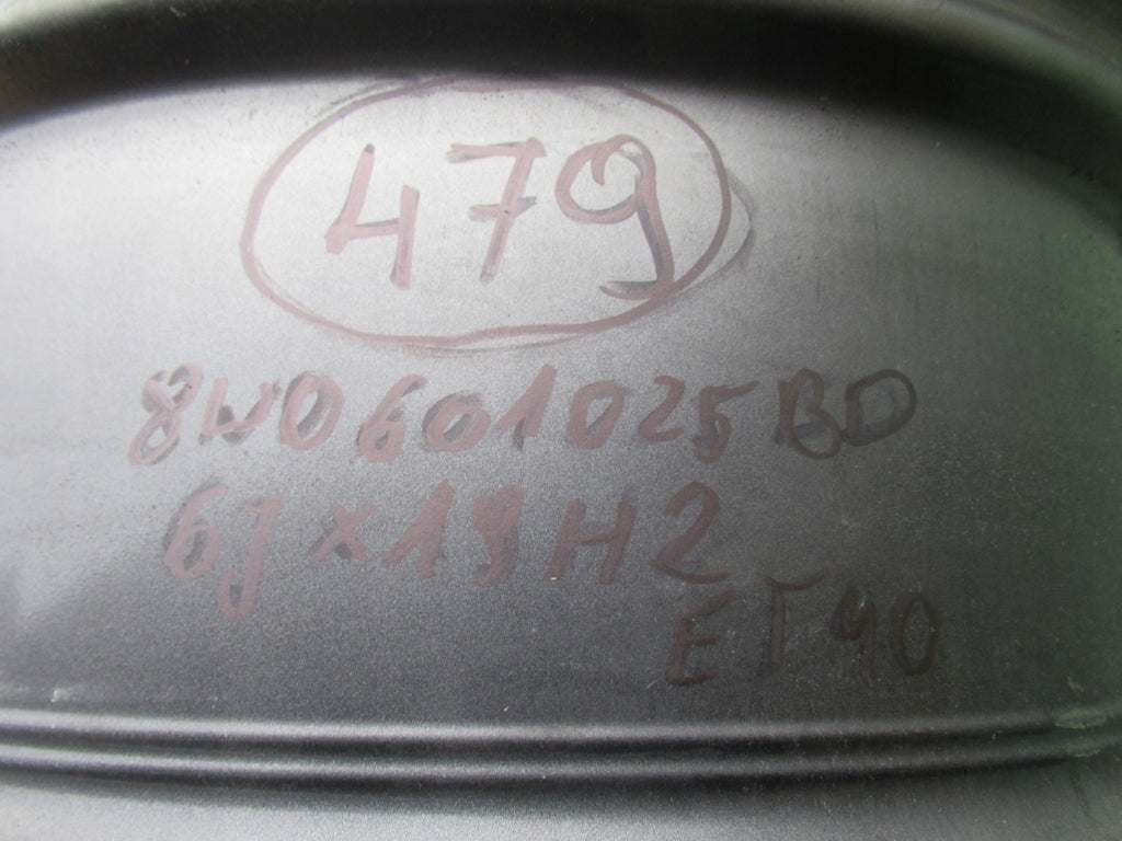 1x Alufelge 19 Zoll 8.5" 5x112 40ET Matt Grau 8W0601025BD Audi A4 Mg Rim Wheel FEL2220570484qv