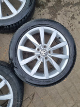Load image into Gallery viewer, 4x Alufelge 17 Zoll 7.0" 5x112 49ET Glanz Silber 5G0601025K VW I Rim Wheel FEL3276314376gz