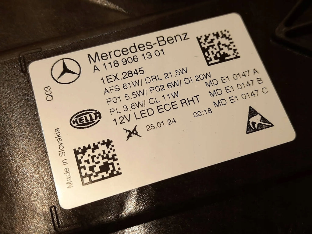 Frontscheinwerfer Mercedes-Benz Cla A1189061301 LED Links Scheinwerfer Headlight SCH4336248857iv