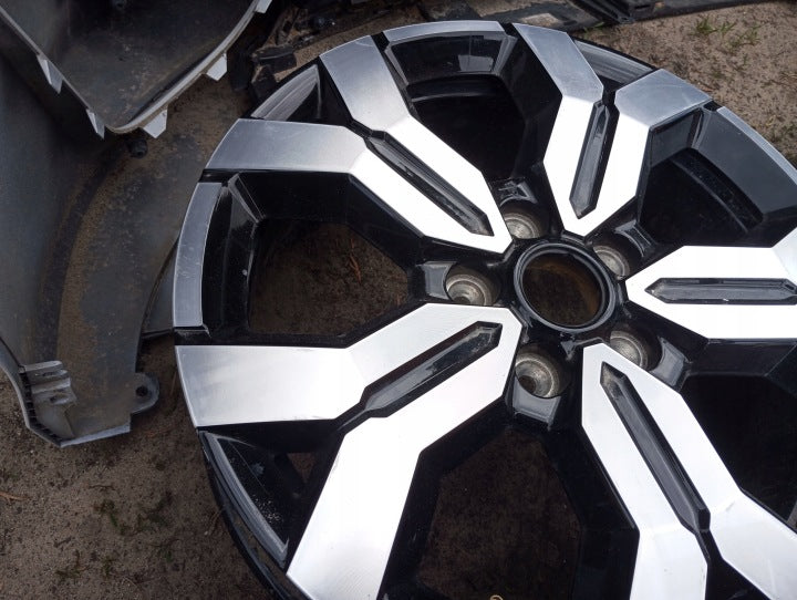 1x Alufelge 17 Zoll 6.5" 5x114.3 50ET Glanz Schwarz 403000531R Dacia Duster FEL3580866154ls