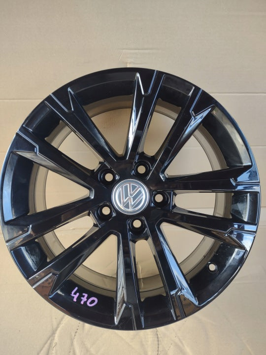 1x Alufelge 17 Zoll 7.0" 5x112 49ET 5G0601025AK VW Golf Vii Rim Wheel FEL6268208371nh