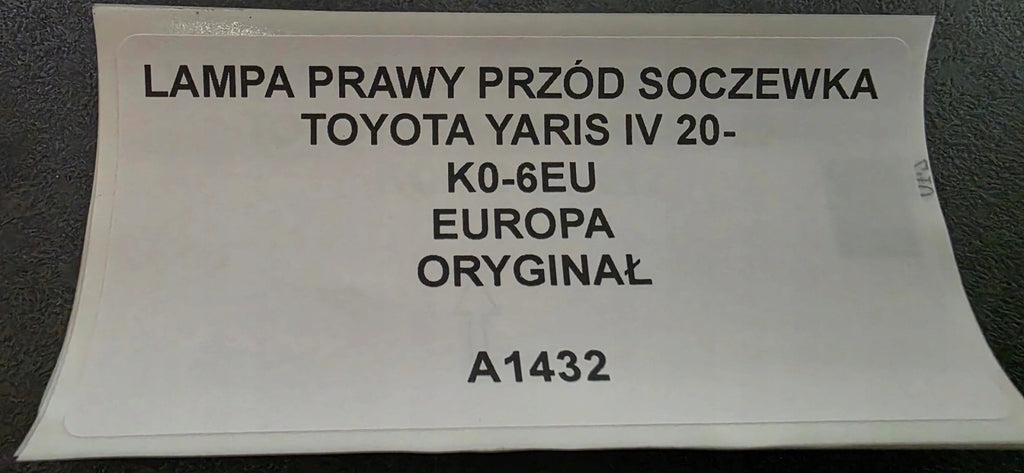 Frontscheinwerfer Toyota Yaris K0-6EU Rechts Scheinwerfer Headlight SCH7093844940vk