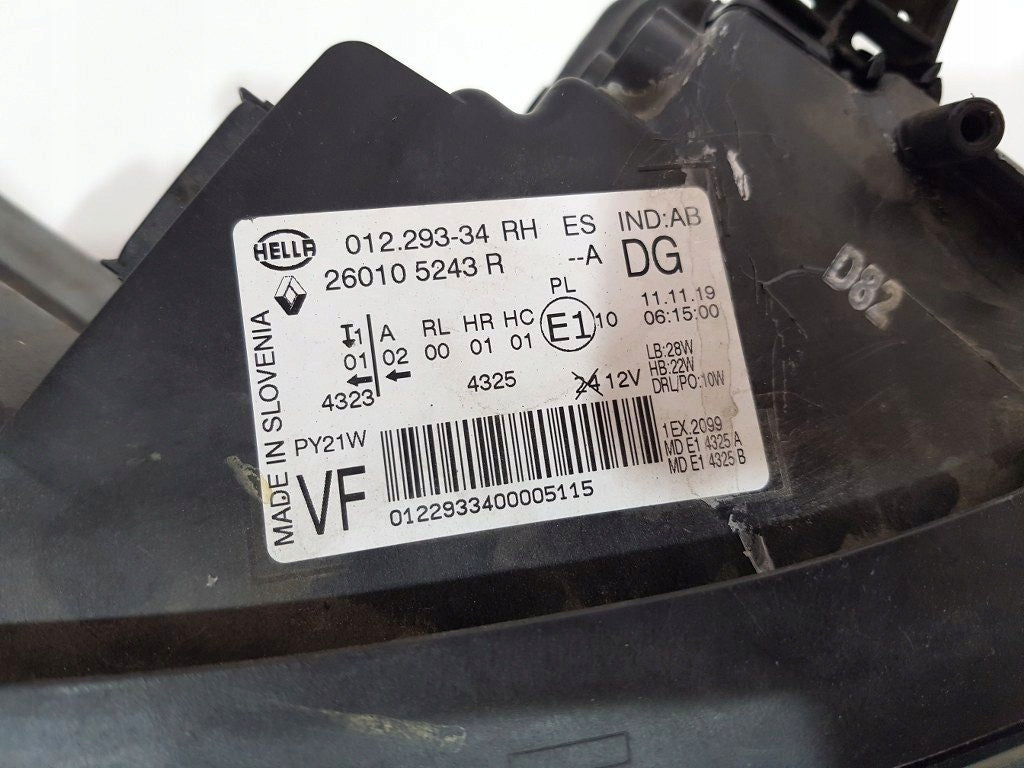 Frontscheinwerfer Renault Scenic 260105243 Full LED Rechts Headlight SCH9735984147xv