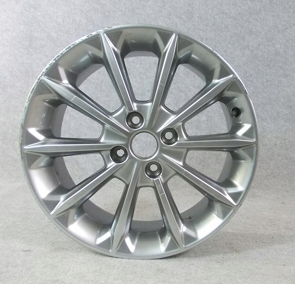 1x Alufelge 17 Zoll 7.0" 4x108 47,5ET Glanz Silber H1BC-1007-D1A Ford Fiesta