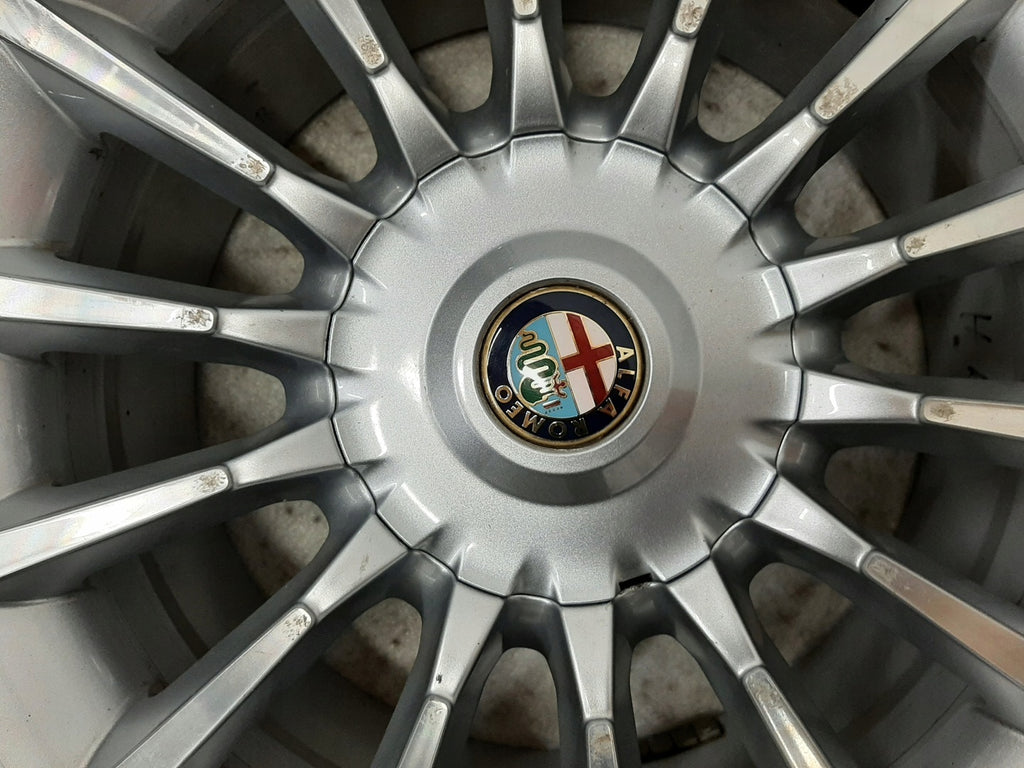 1x Alufelge 16 Zoll 7.0" 4x98 39ET Glanz Silber 156099917 Alfa Romeo Mito