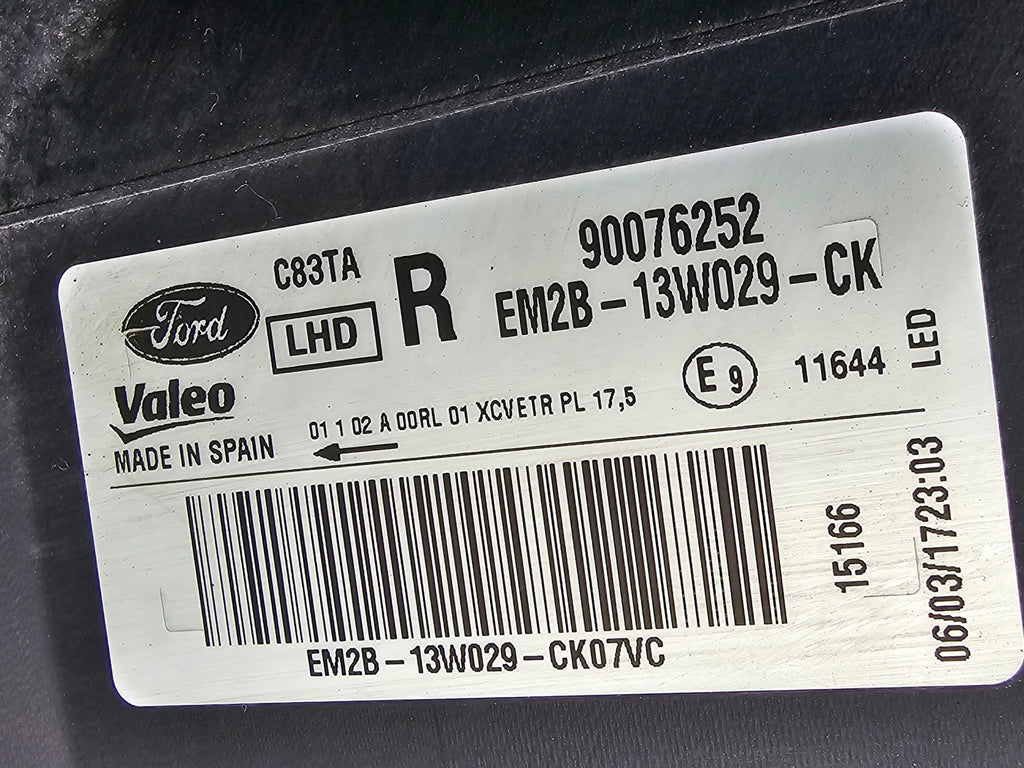 Frontscheinwerfer Ford S-Max EM2B-13W029-CK Full LED Rechts Headlight SCH5327131807zz