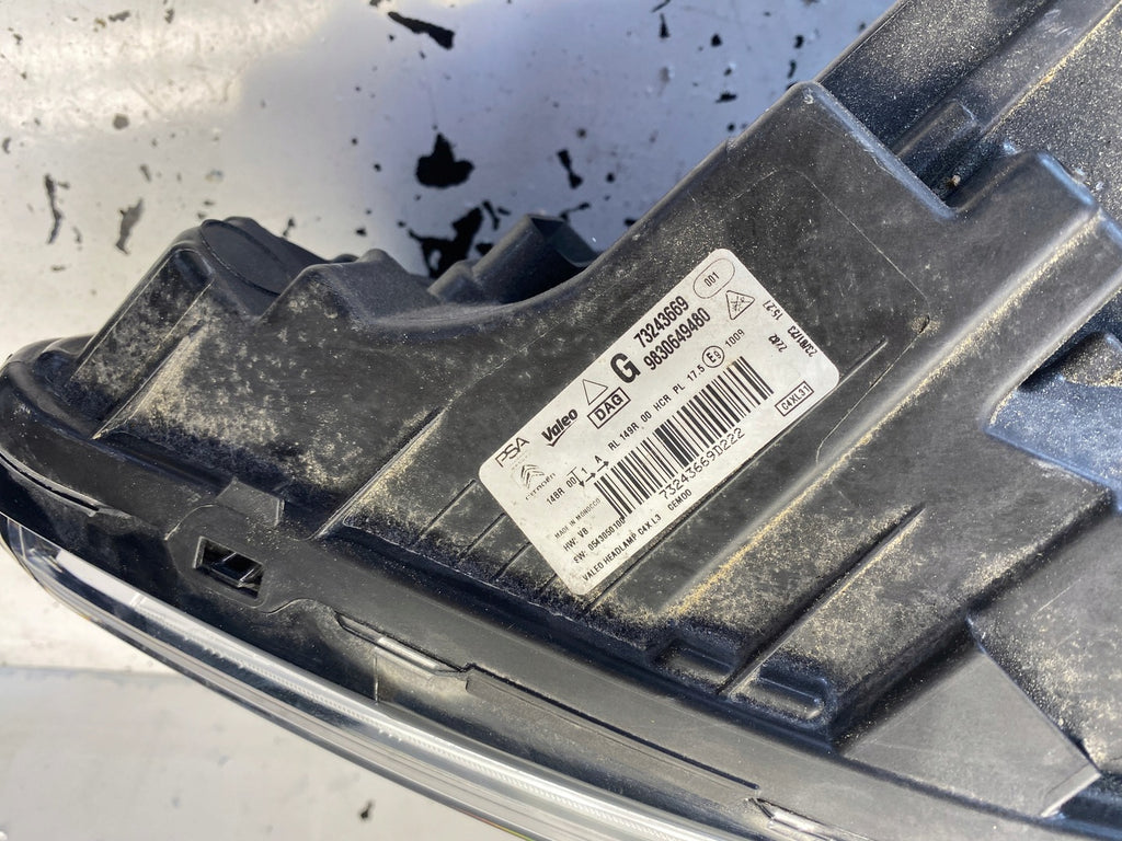 Frontscheinwerfer Citroën C4 III 9830649480 Full LED Links Headlight