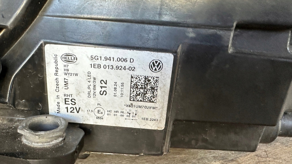 Frontscheinwerfer VW Golf VII 5G1941006D Rechts Scheinwerfer Headlight SCH4404984677vz