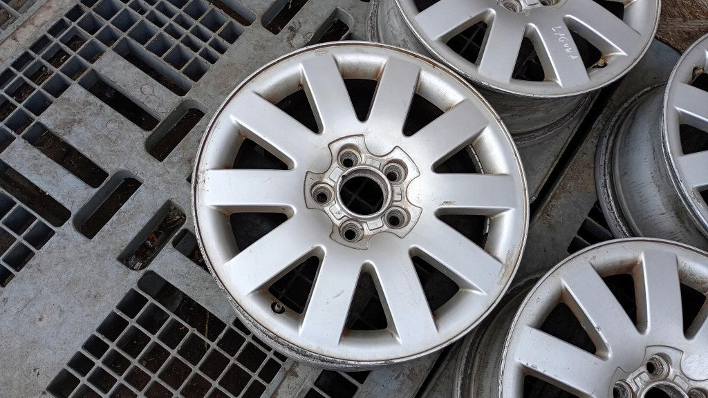 4x Alufelge 16 Zoll 6.5" 5x108 8200051211 Renault Rim Wheel FEL4093415036ob