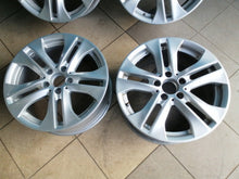 Load image into Gallery viewer, 4x Alufelge 17 Zoll 7.5" 5x112 47ET Glanz Silber A2044017502 Mercedes-Benz W204 FEL8737838150bm