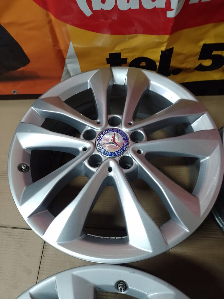 4x Alufelge 17 Zoll 7.0" 5x112 48,5ET Glanz Graphit A2054018000 Mercedes-Benz Mg FEL9763299458mt