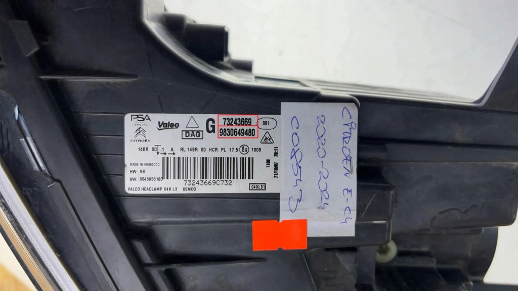 Frontscheinwerfer Citroën C5 III 73243669 Rechts Scheinwerfer Headlight SCH3356488374xv