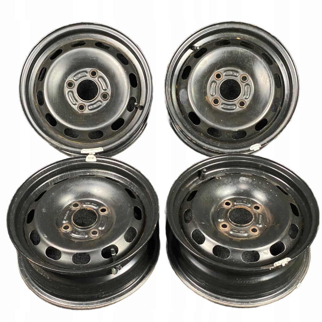 4x Alufelge 14 Zoll 5.5" 4x108 37ET DA6C-AA Ford Fiesta Rim Wheel FEL3750625791ey