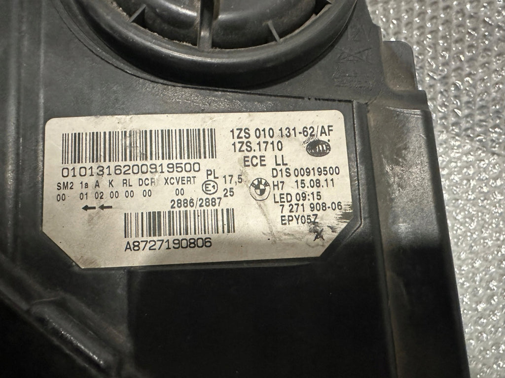 Frontscheinwerfer BMW F11 F10 A8727190806 1ZS010131-62 Xenon Rechts Headlight SCH6456004675zp