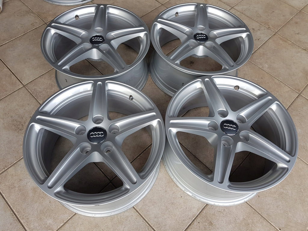 4x Alufelge 16 Zoll 7.0" 5x112 35ET Glanz Silber 8W0601025EF Audi A4 B9 C5 B7 FEL2815468890jy